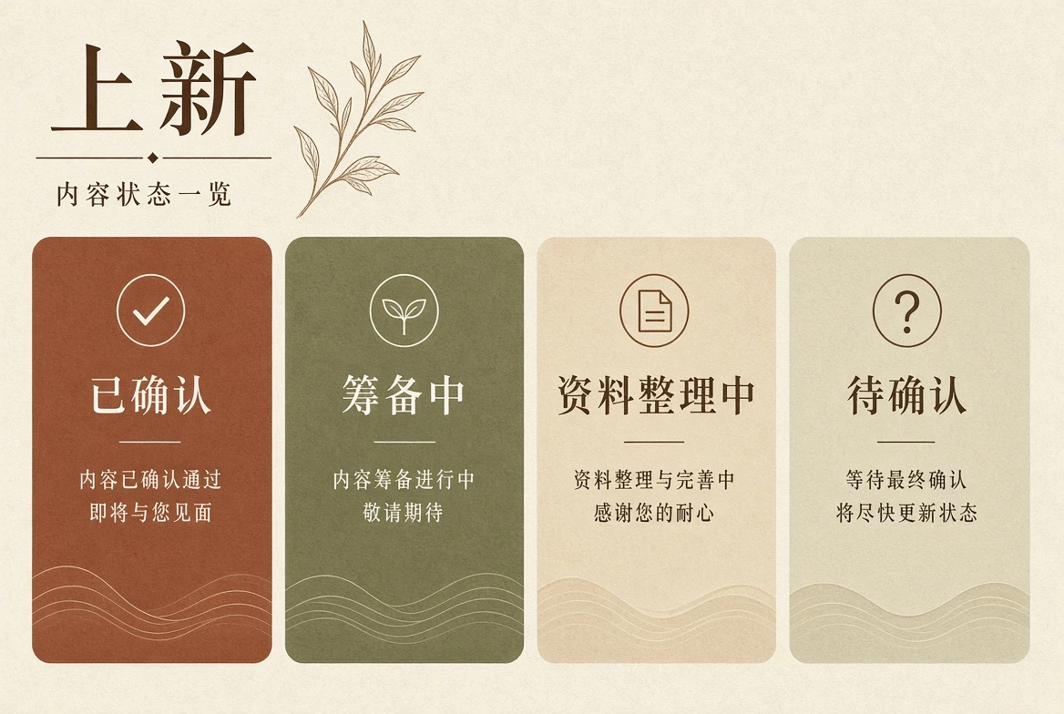 上新状态